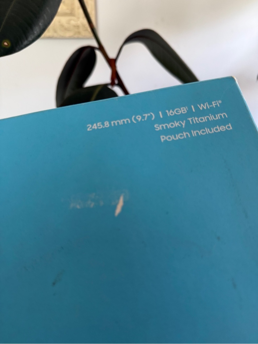 Samsung Galaxy Tab A with Black Smart Cover and Aqua Retail Box BOX ONLY - Picture 10 of 11